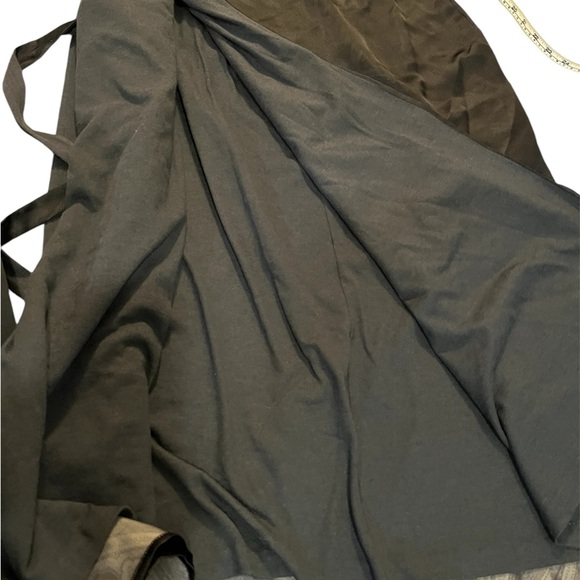 Maxmara Black Paisley Wrap Skirt 8 - Picture 4 of 6